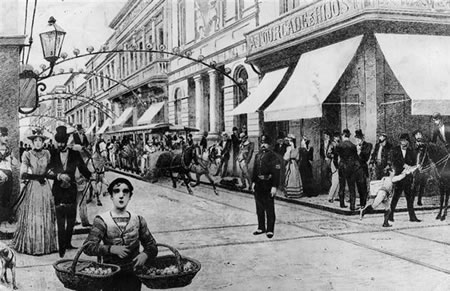 Calle Florida en 1880